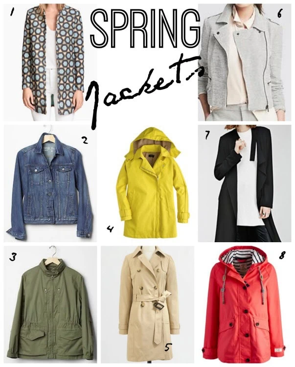 April Showers bring.Spring Jackets The Motherchic