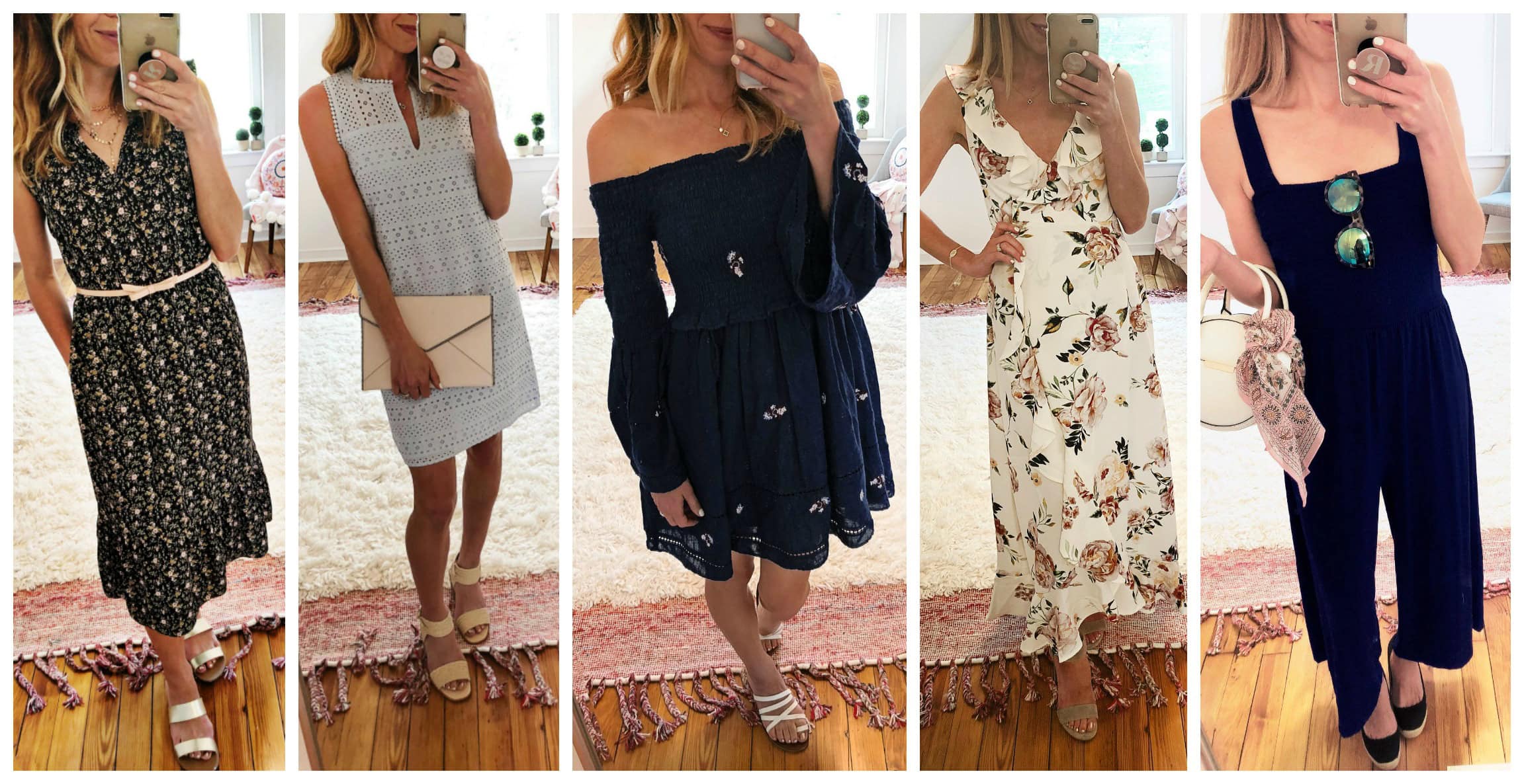 the motherchic wearing dresses
