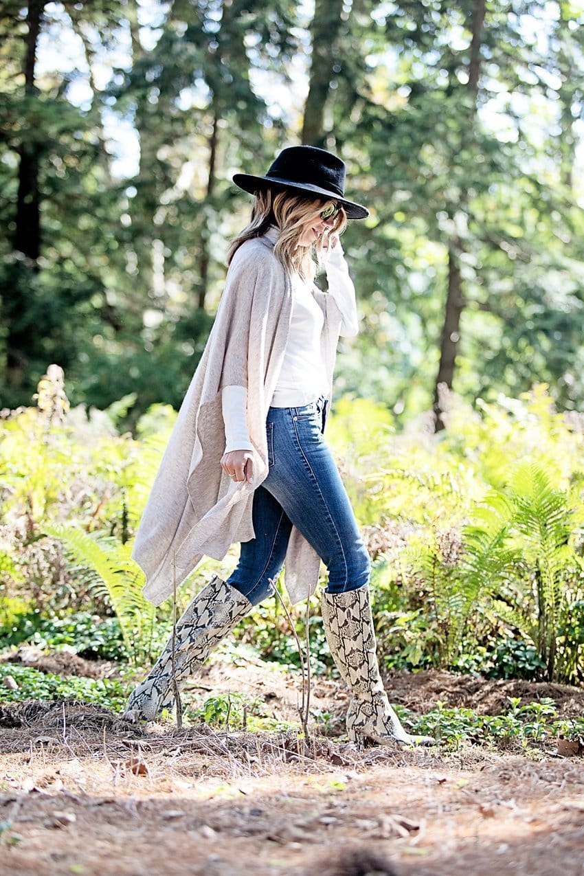 Statement Boots + Cozy Layers - The Motherchic