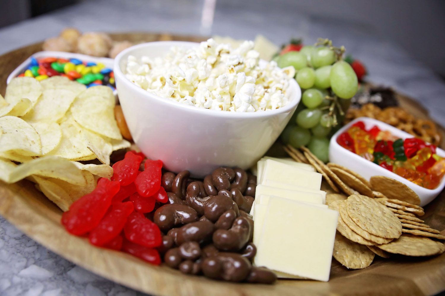 Sweet and Salty Snack Board