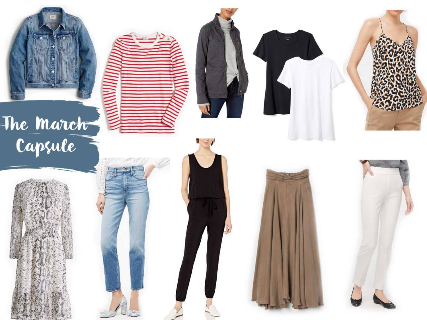 The March Capsule Wardrobe - The Motherchic