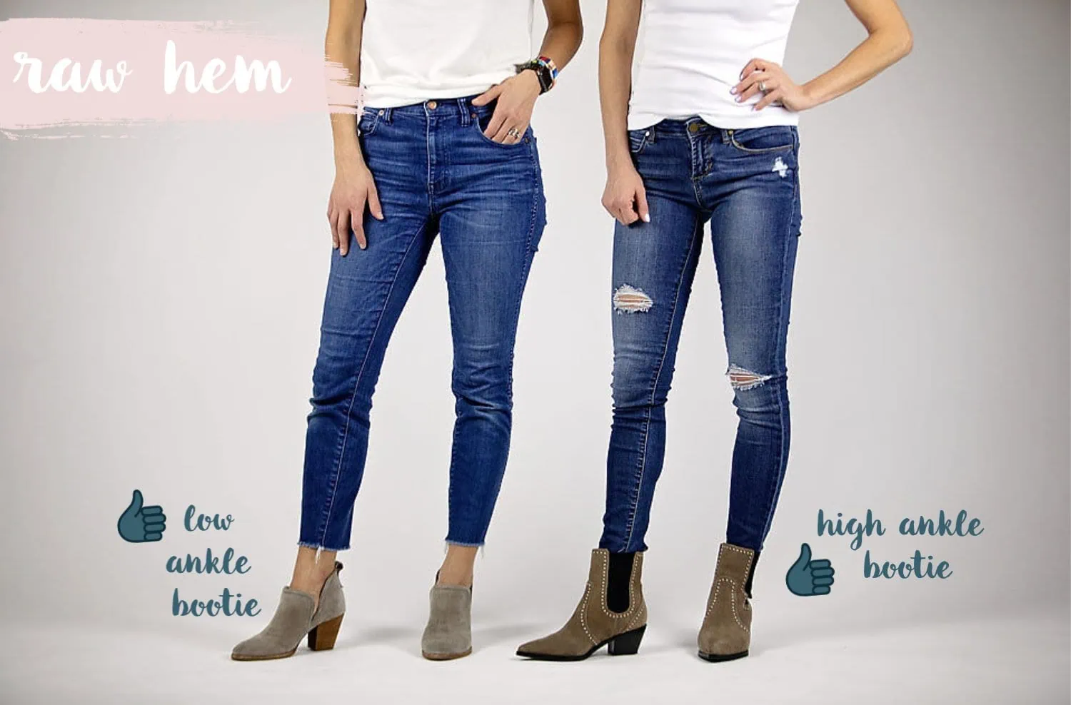 Jean Hem and Shoe Combinations - The Motherchic