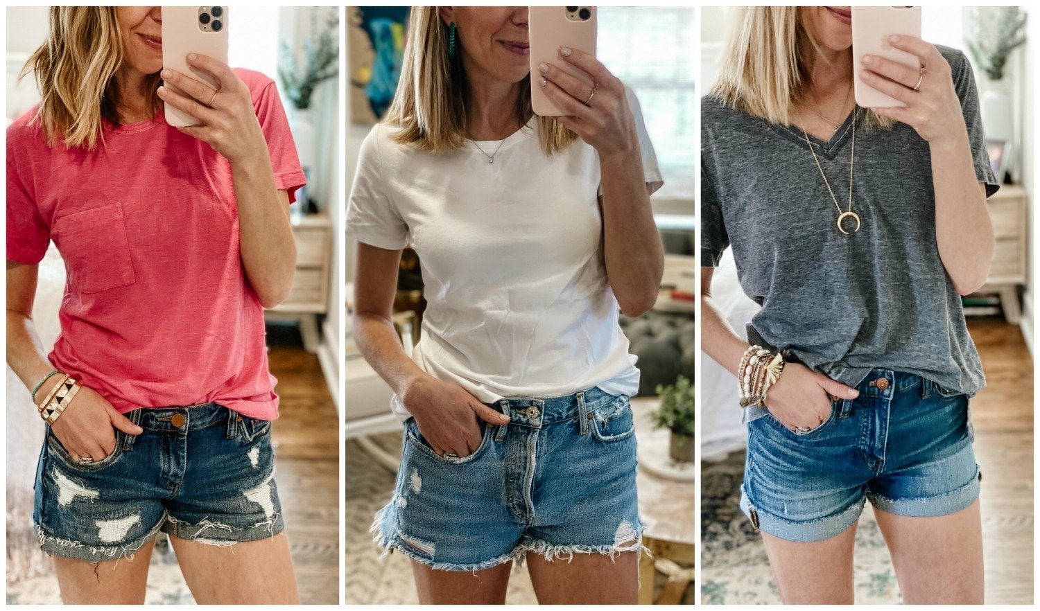 comfortable jean shorts