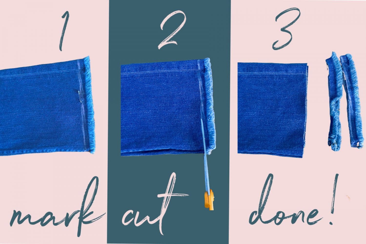 How to Cut Your Jeans - The Motherchic