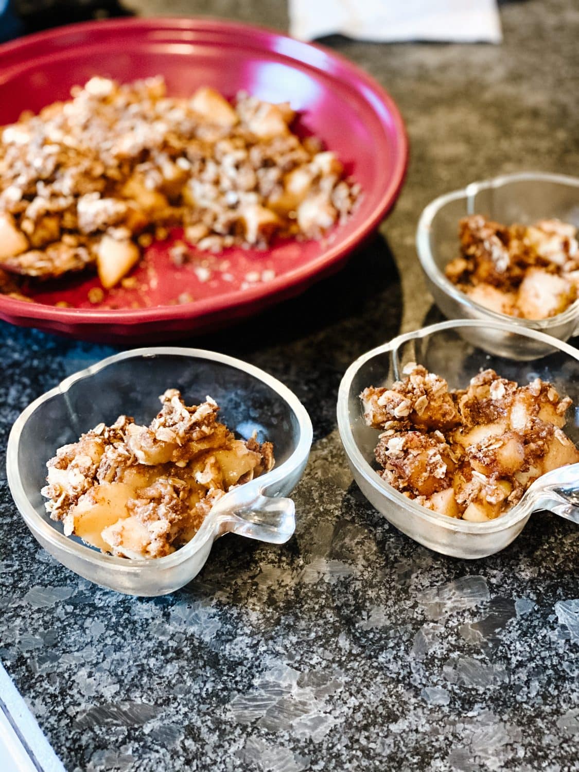 The Motherchic gluten free apple crisp