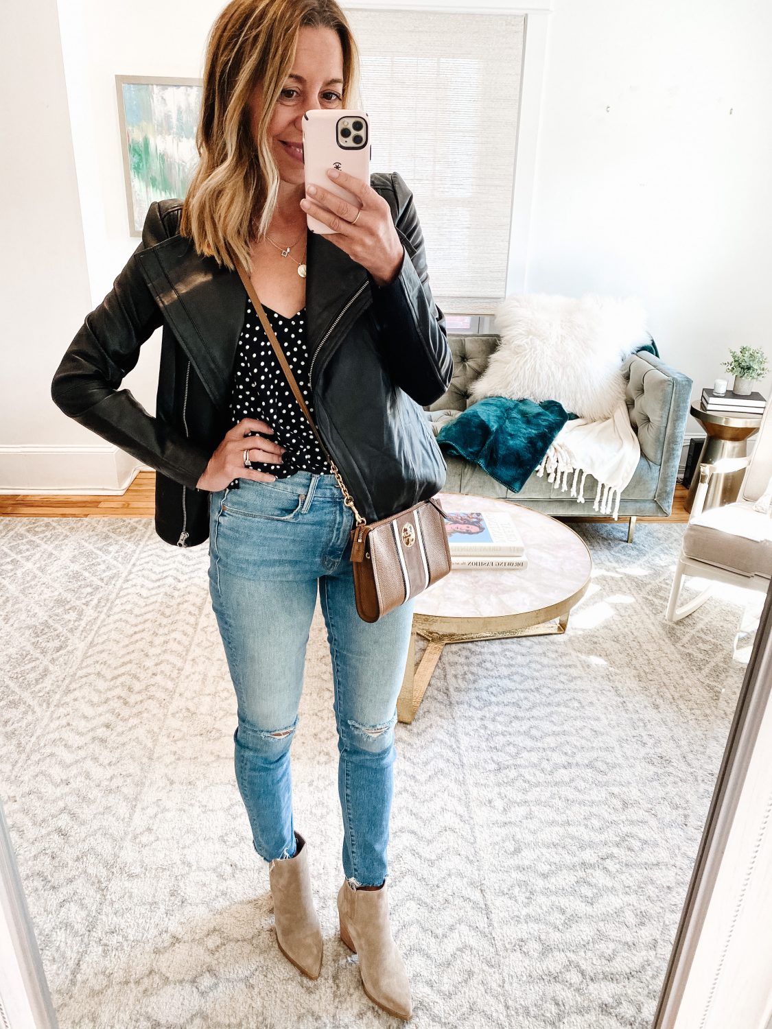 Nordstrom leather hotsell jacket sale