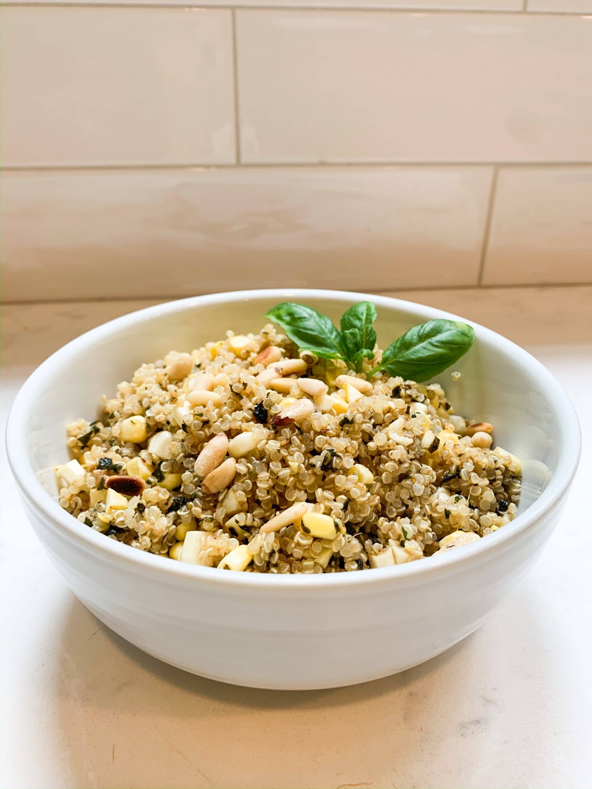 Pesto Quinoa The Motherchic