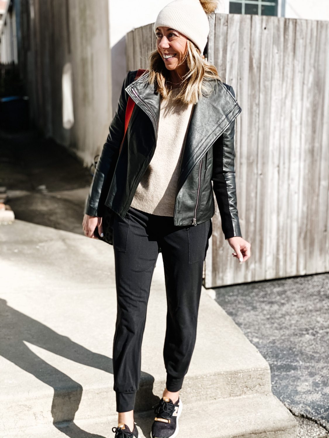 How To Style Joggers in Winter The Motherchic