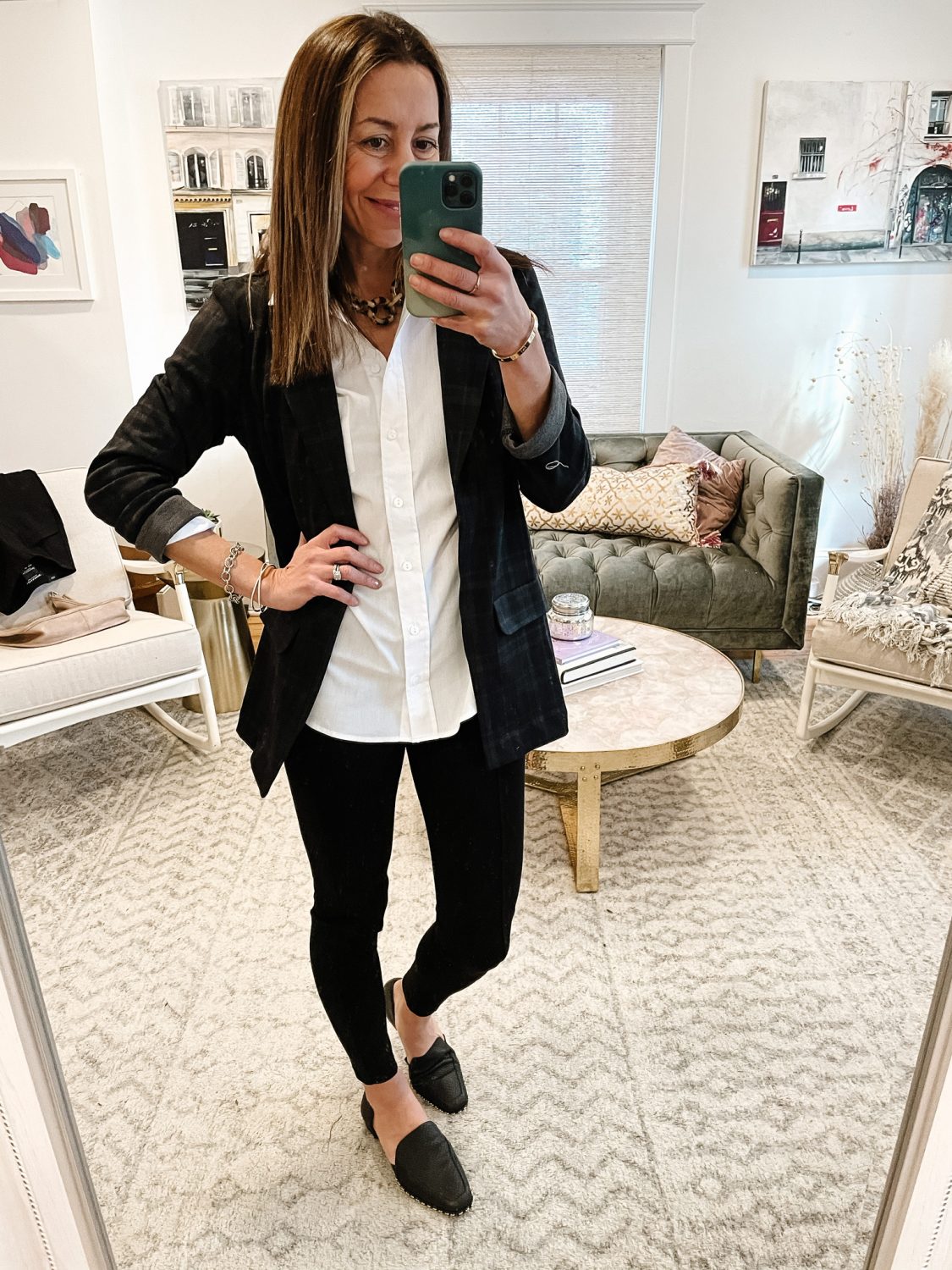 SweatpantLike Dress Pants Styled For Weekend Work and WinkWink  The  Mom Edit