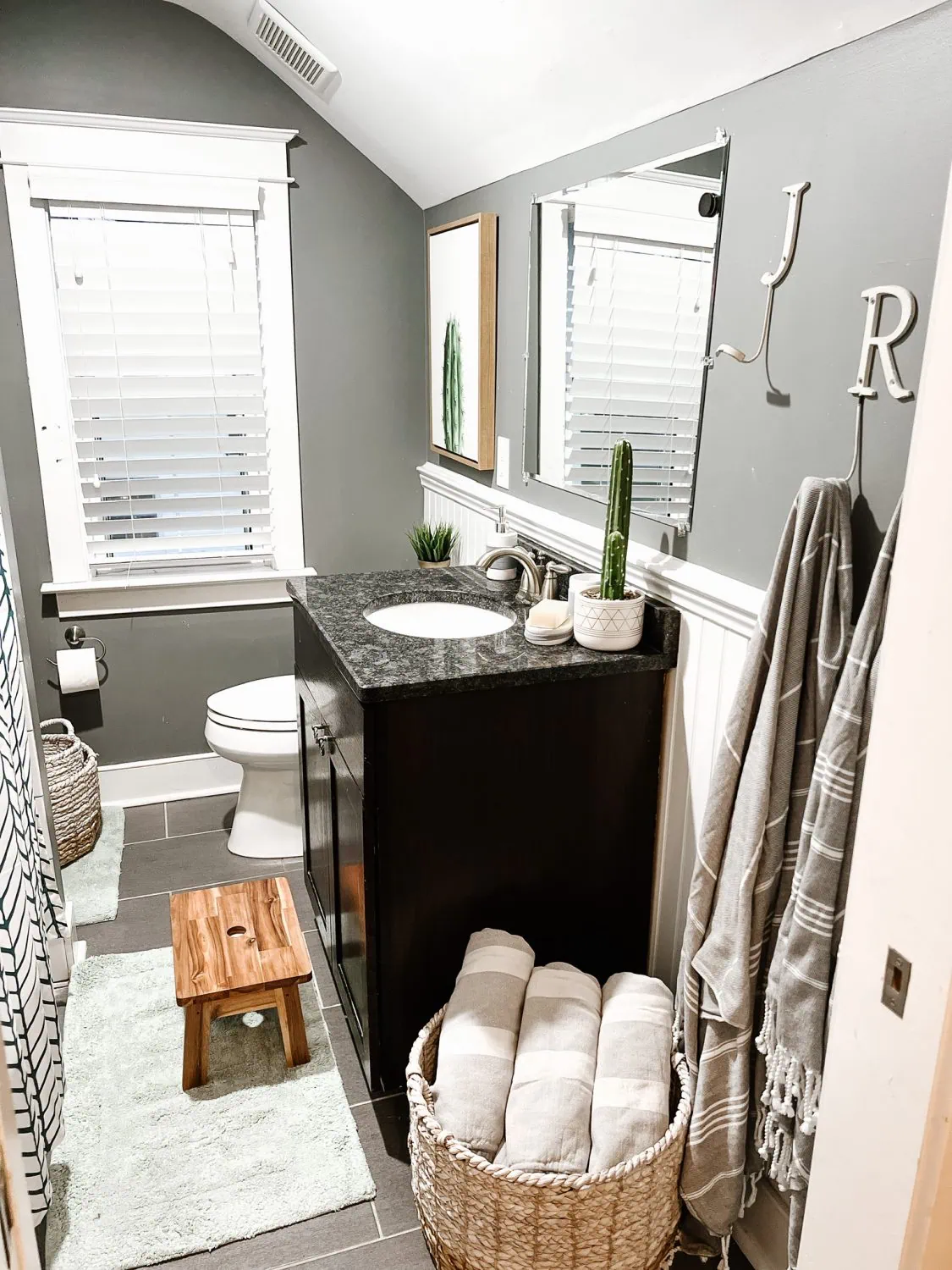 Boys' Cactus Style Bathroom Refresh - The Motherchic