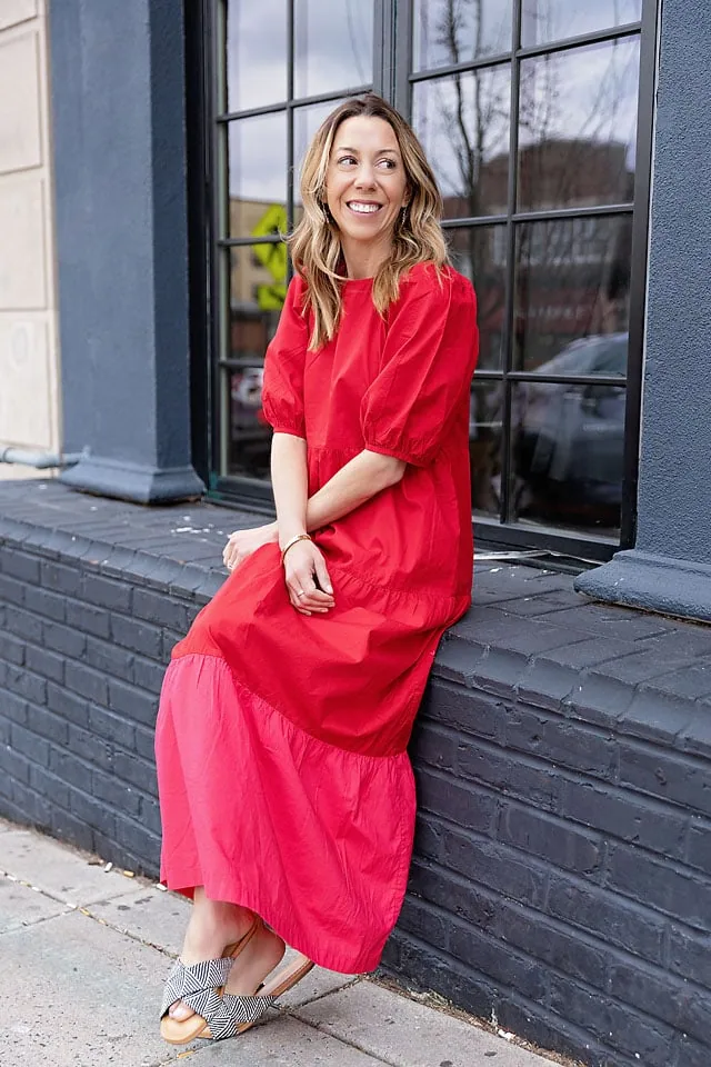 Old navy clearance red dress