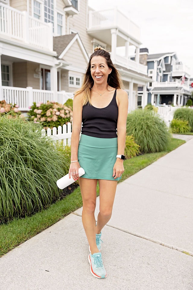 Volley Skirt, Black Tennis Skirt with Pockets