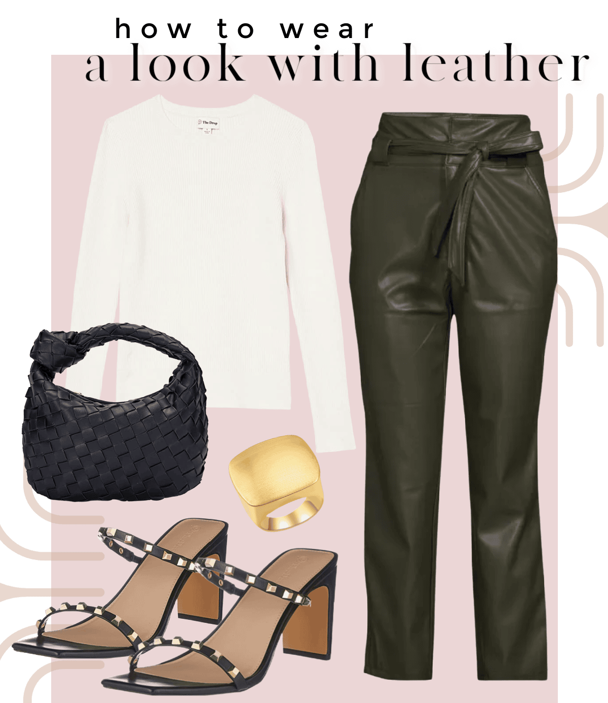 How To Wear : A Look With Leather - The Motherchic