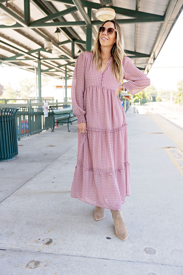 Try this Outfit Combo: Fall Mini Dresses + Tall Boots - The Motherchic