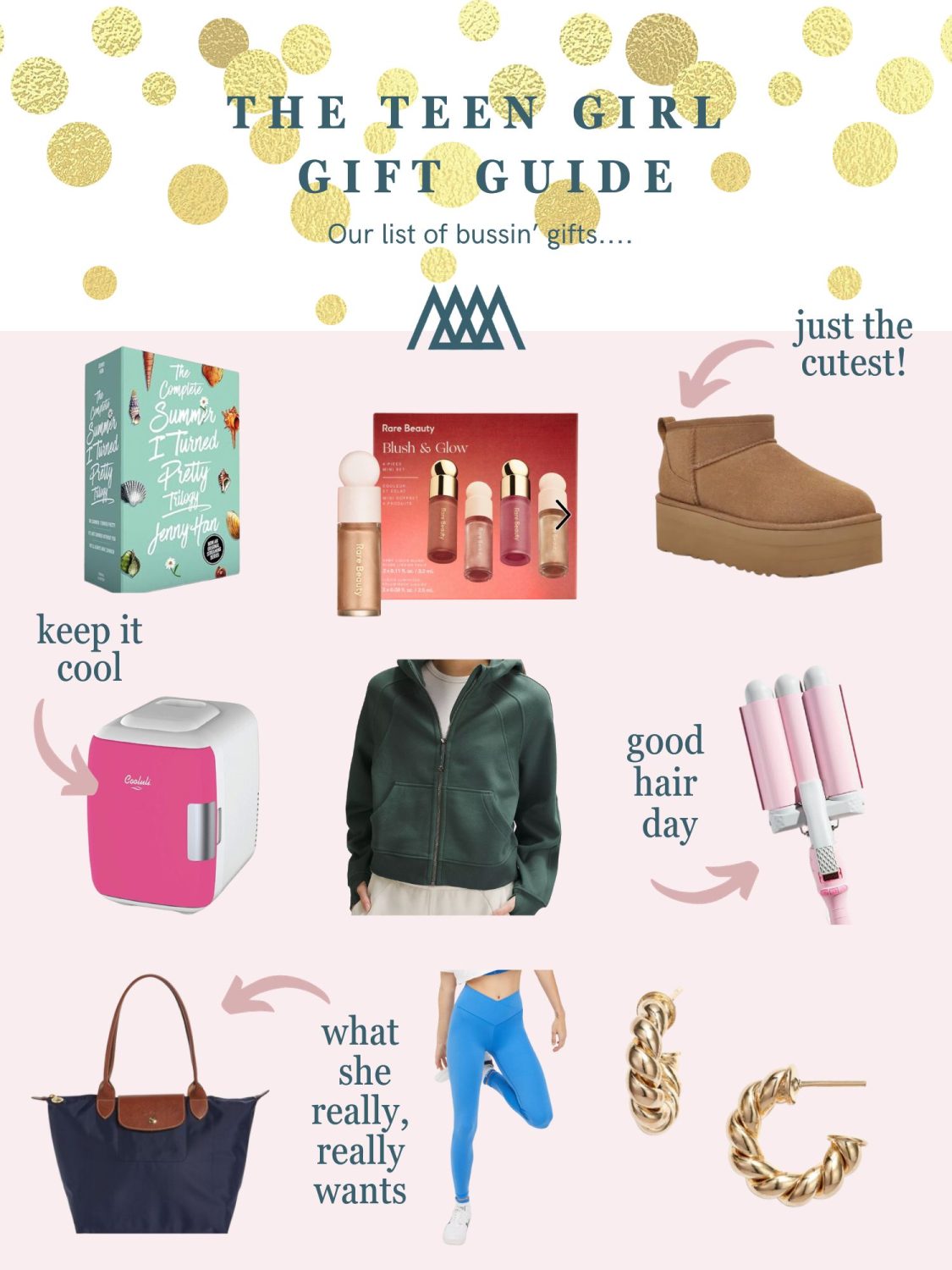 the motherchic gift guide, gift ideas for teen girls, tween girls, gift guide for girls